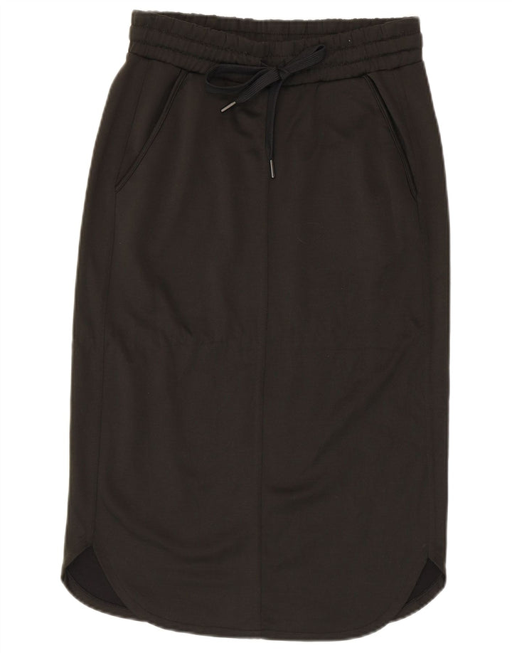 Fusta midi BENETTON pentru femei Mic W27 Kaki Poliester