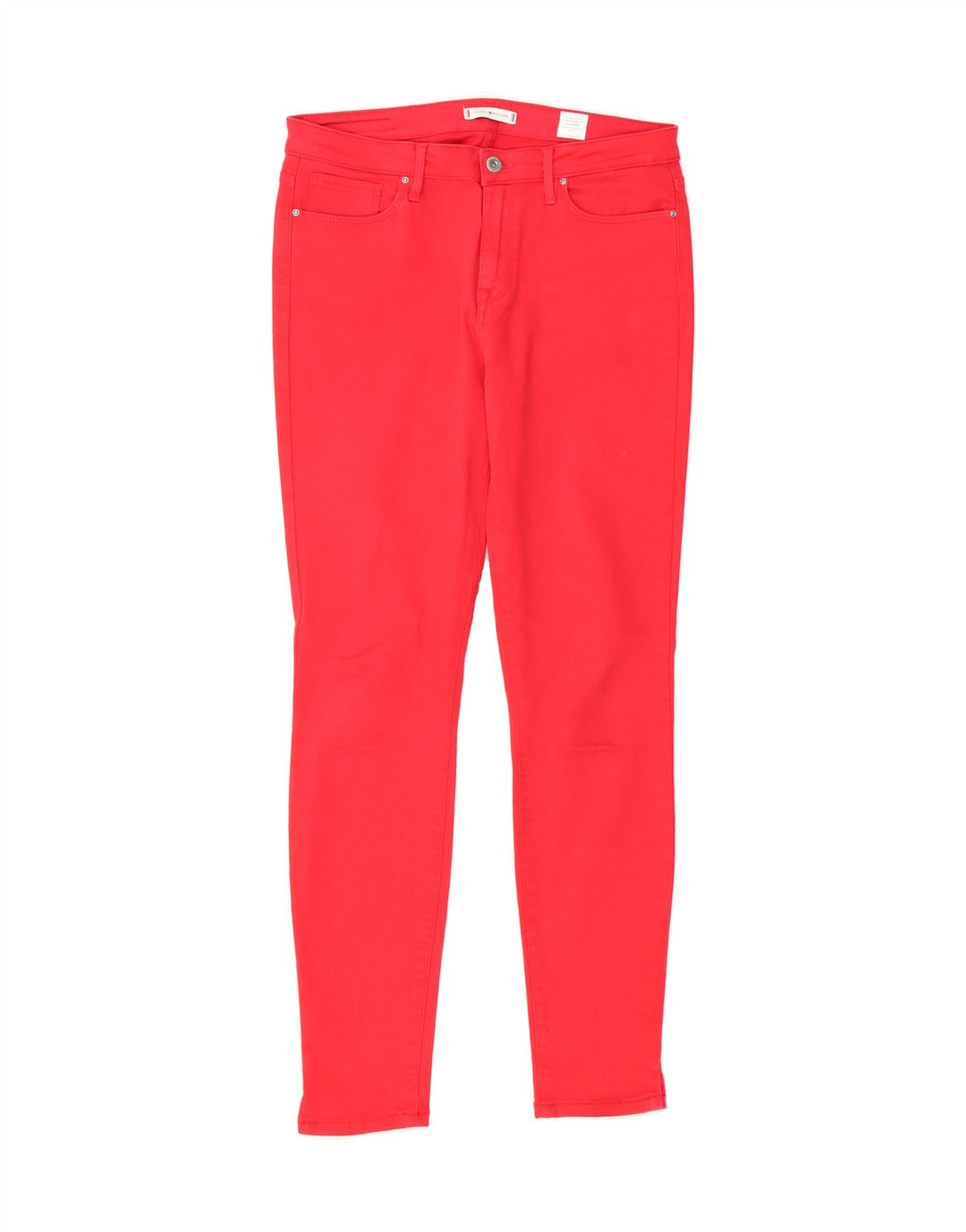 TOMMY HILFIGER Womens Como Jegging Jeans W30 L32 Red Cotton Vintage Tommy Hilfiger and Second-Hand Tommy Hilfiger from Messina Hembry 