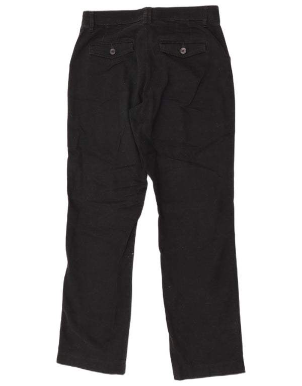 Pantaloni chino drepti pentru femei Lee US 10 Large W30 L31 Bumbac negru