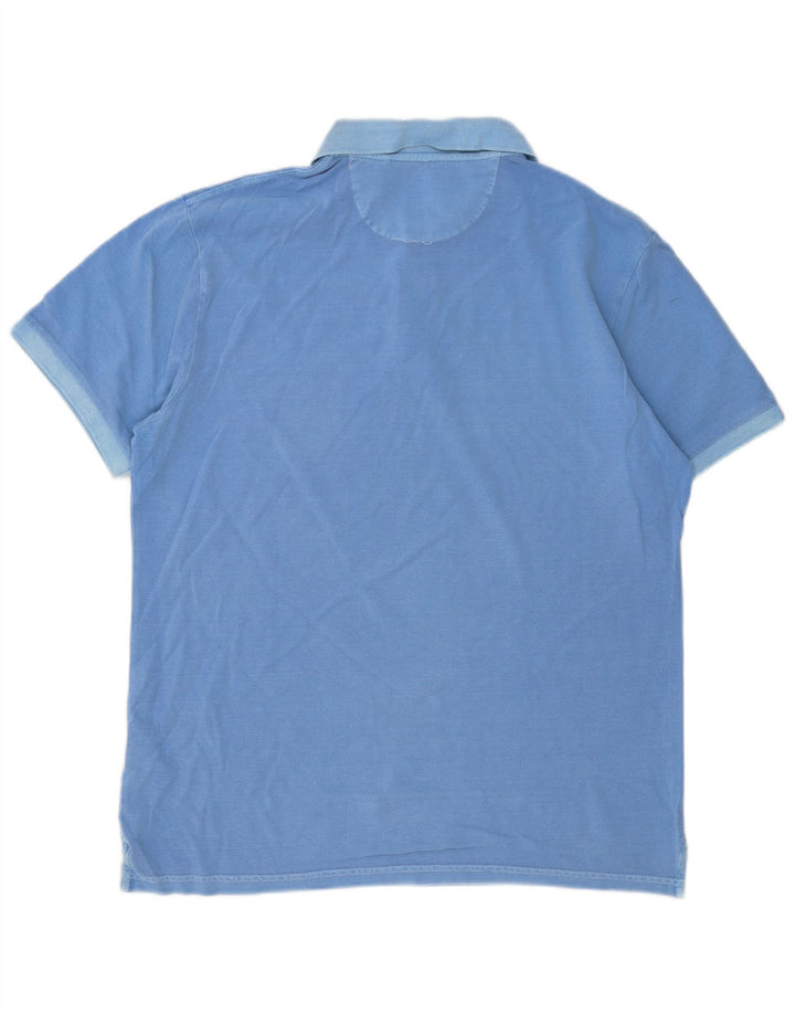 Tricou polo pentru bărbați Gant, mare, albastru, bumbac