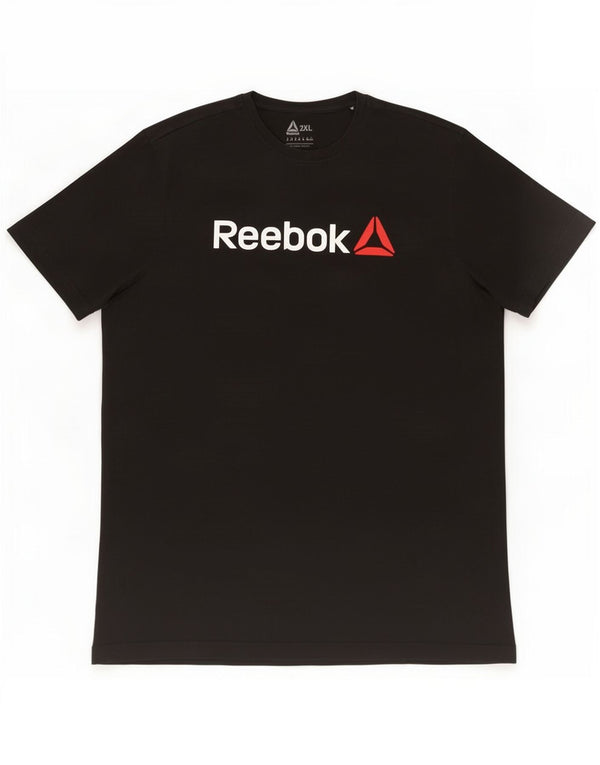 Tricou grafic pentru bărbați Reebok Top 2XL bumbac negru