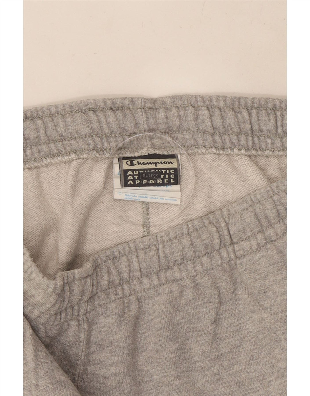 Pantaloni de trening pentru bărbați CHAMPION XL bumbac gri