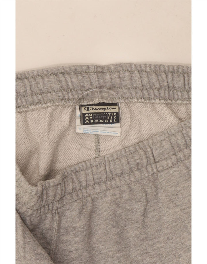Pantaloni de trening pentru bărbați CHAMPION XL bumbac gri