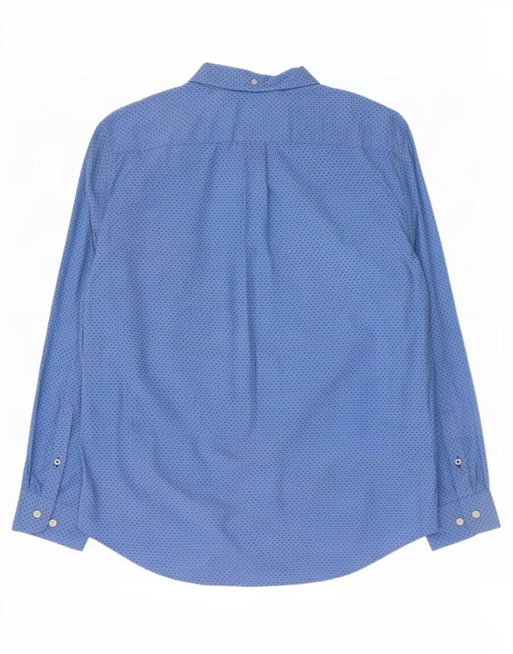 Cămașă pentru bărbați Tommy Hilfiger Classic Fit, bumbac mare cu pete albastre