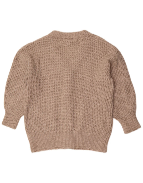 Pulover cardigan supradimensionat pentru femei Joules UK 8 Small Bej Poliester
