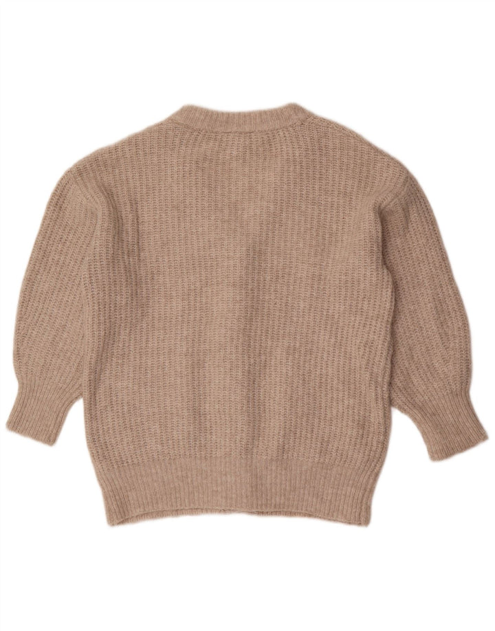 Pulover cardigan supradimensionat pentru femei Joules UK 8 Small Bej Poliester