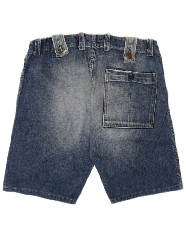 Pantaloni scurți cargo din denim pentru femei Diesel Medium W29 Bumbac albastru