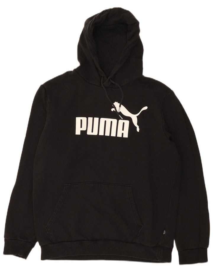 Pulover pentru bărbați Puma Graphic Hoodie, bumbac mediu negru