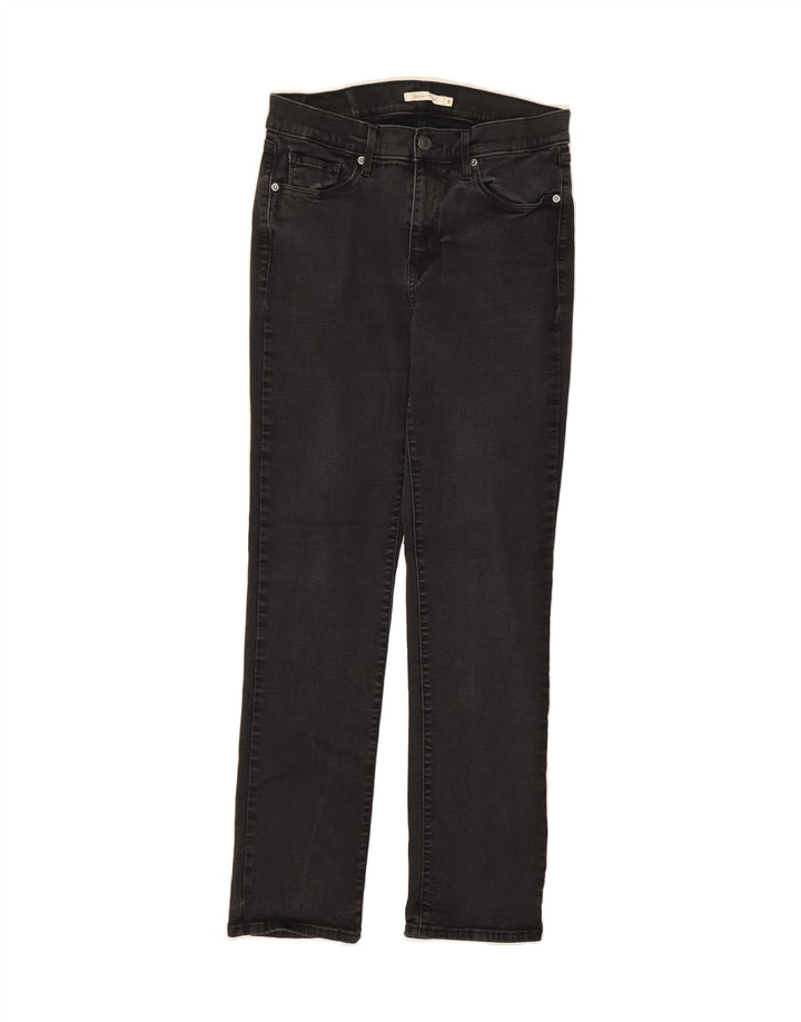 LEVI'S Womens Classic Fit Straight Jeans US 8 Medium W28 L29 Black Vintage Levi's and Second-Hand Levi's from Messina Hembry 