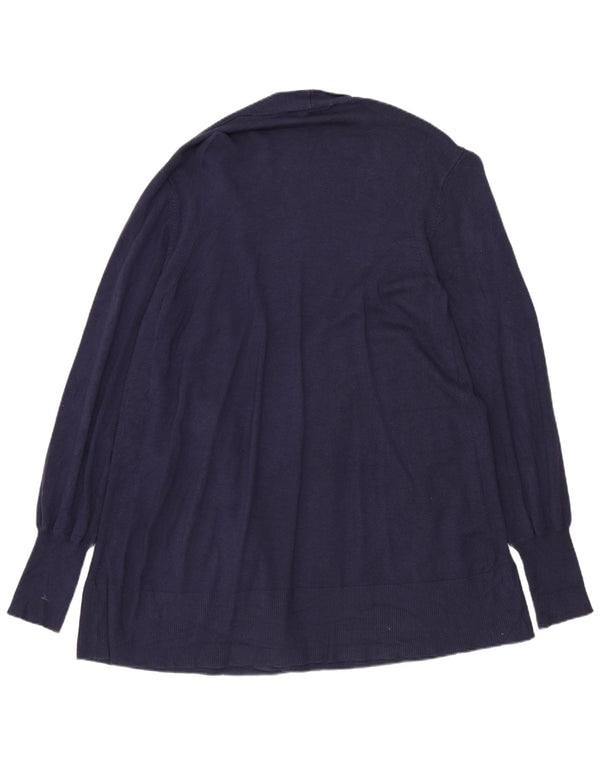 Pulover cardigan cu paragate pentru femei Marks & Spencer UK 14 Medium Bleumarin