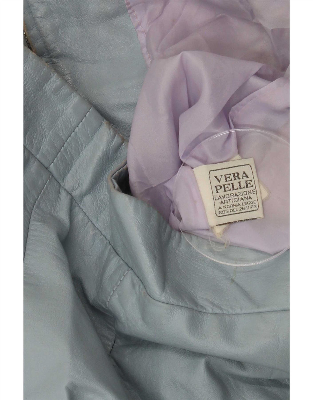 Geacă de piele pentru femei XETRA UK 10 Small Blue
