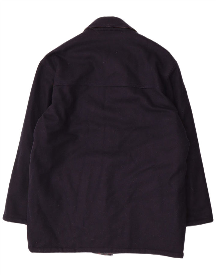 Jachetă reversibilă pentru bărbați NAVIGARE UK 44 2XL Lână bleumarin