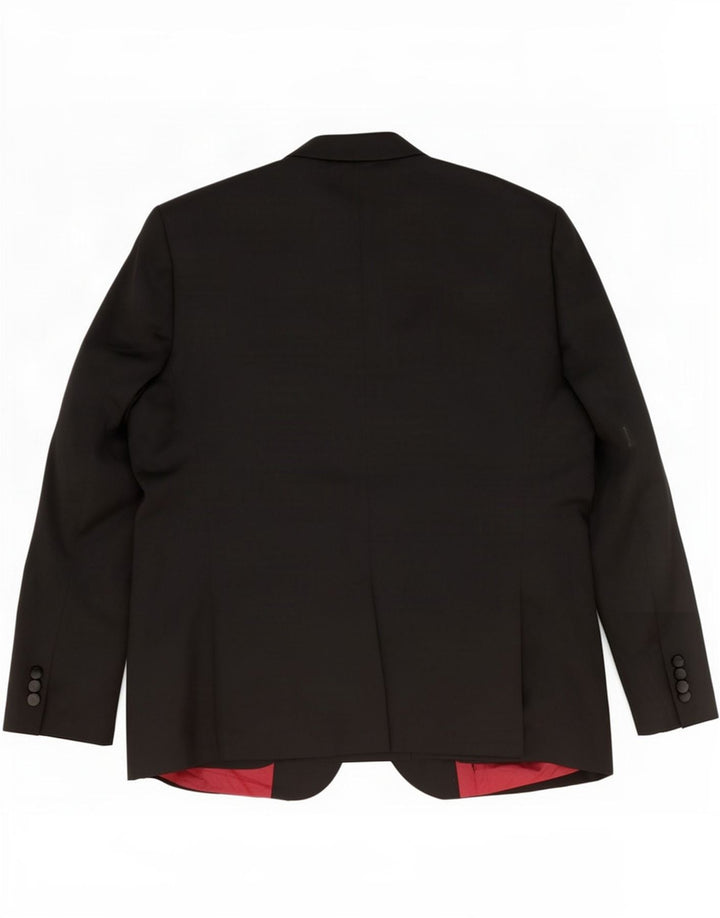 Jachetă pentru bărbați Marks & Spencer cu 2 nasturi, UK 48 2XL, poliester negru
