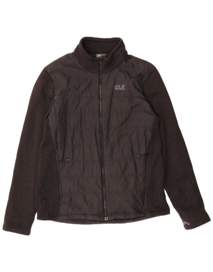 Jachetă fleece pentru bărbați JACK WOLFSKIN UK 44/46 XL poliester negru