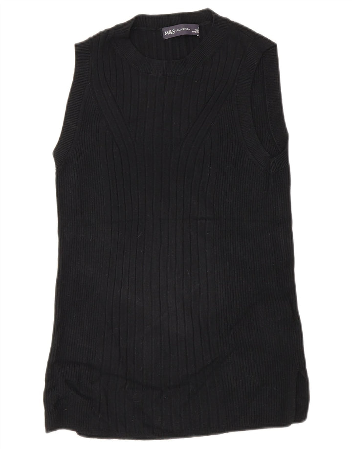 Vestă pentru femei Marks & Spencer UK 14 Medium Black Viscose