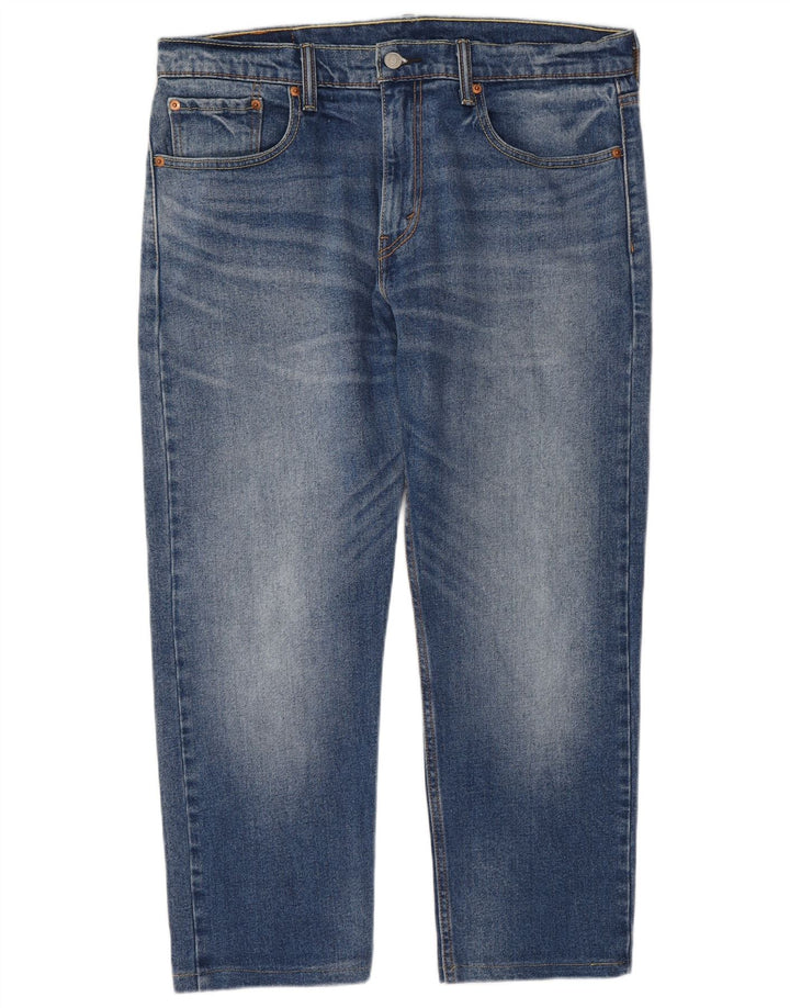 Blugi conici pentru bărbați Levi's 502 W33 L28 Bumbac albastru