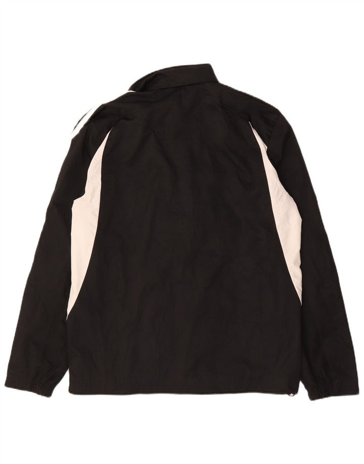 Jachetă de ploaie pentru bărbați Adidas UK 36, negru, poliester color block