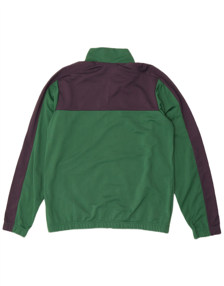 Jachetă de trening Nike pentru bărbați, verde mediu, poliester color bloc