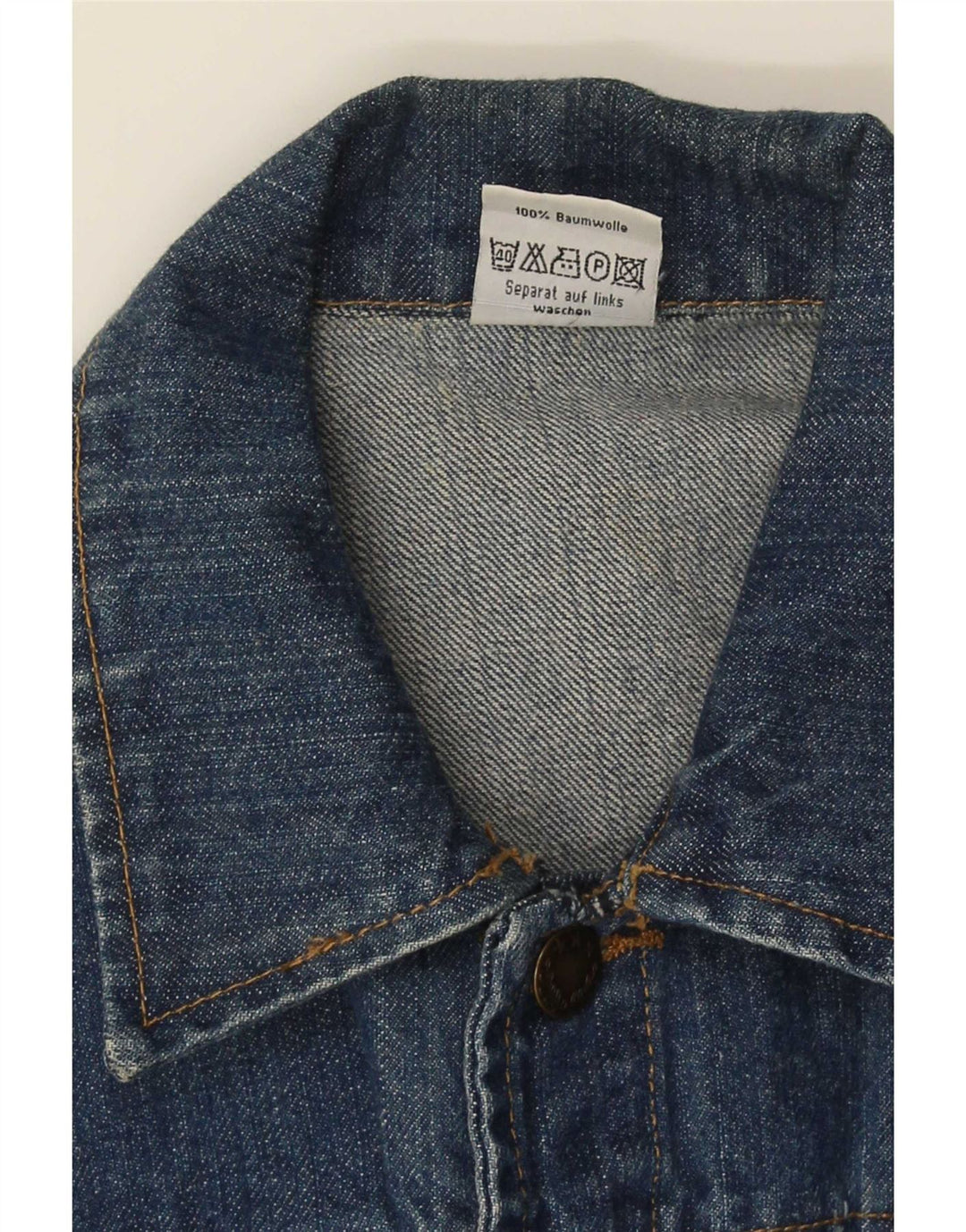 Jachetă Camargue de denim pentru bărbați IT 48/50, bumbac albastru mediu