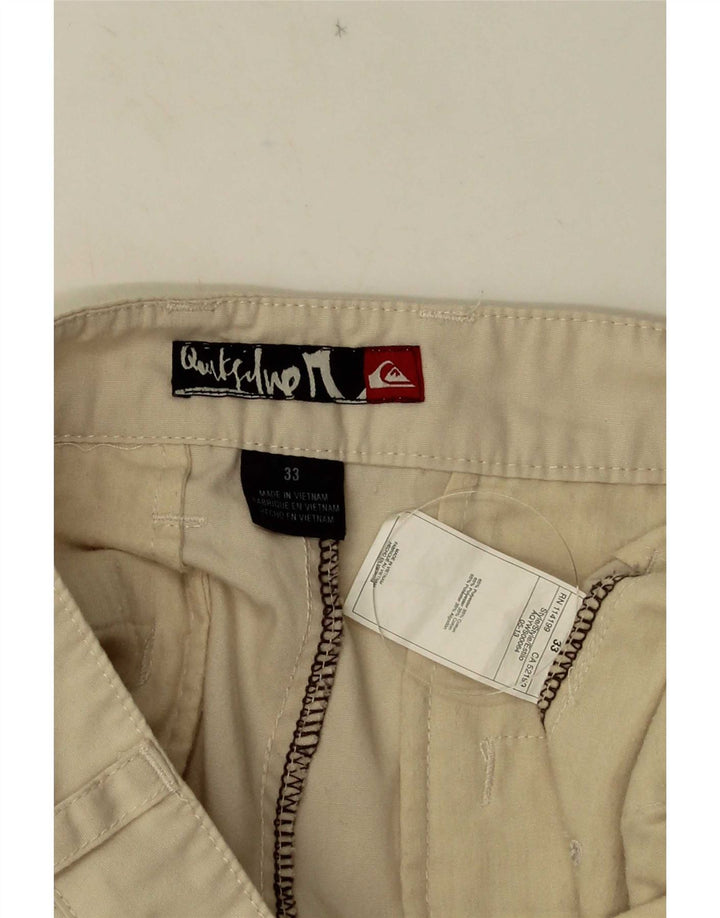Pantaloni scurți chino vintage pentru bărbați W33 Medium Beige Poliester