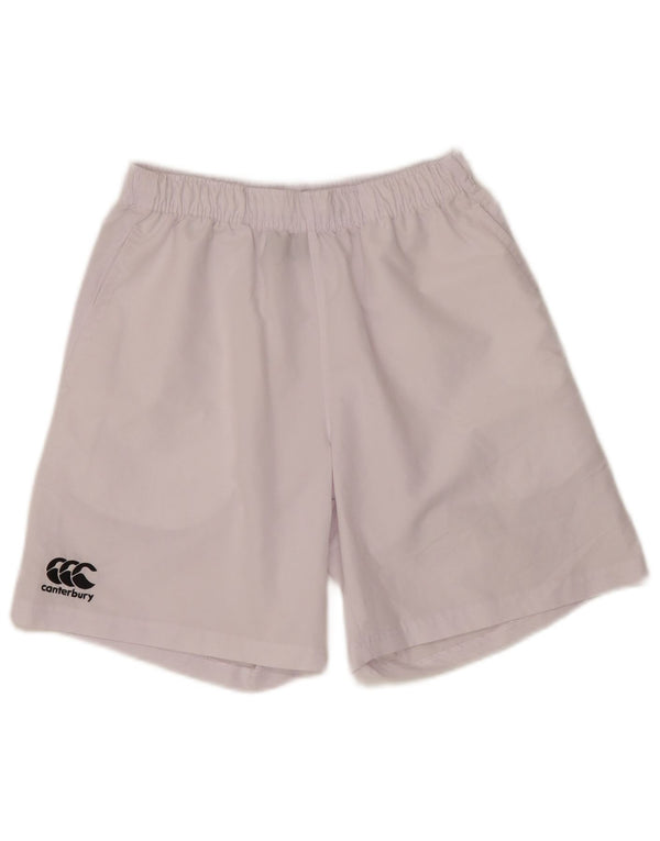 Pantaloni scurti sport pentru bărbați Canterbury, poliester alb mic