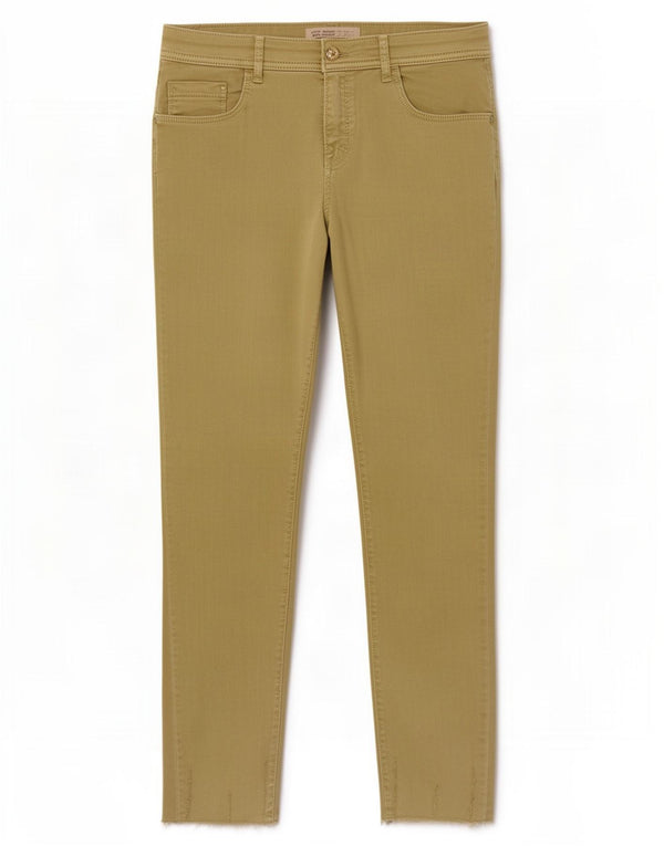 Blugi Skinny Cropped pentru Damă Zara EU 44 XL W34 L26 Verde