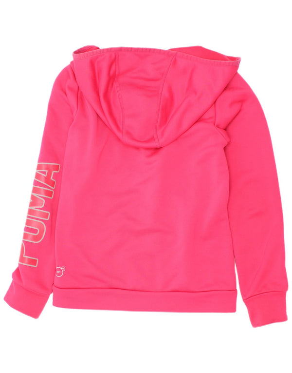 Pulover Puma Fete Graphic Zip Hoodie 7-8 Ani Roz Poliester