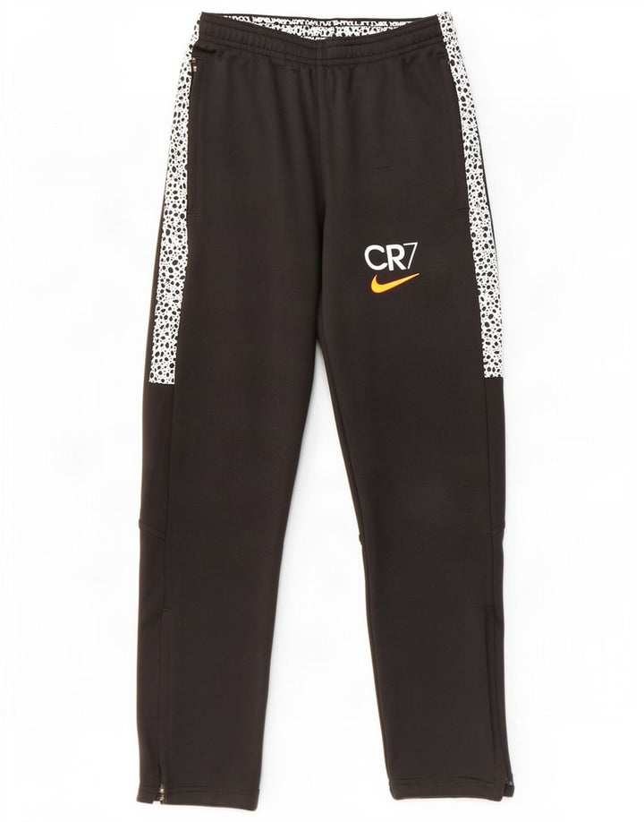 Pantaloni de trening Nike CR7 pentru băieți 10-11 ani, mediu negru, color block