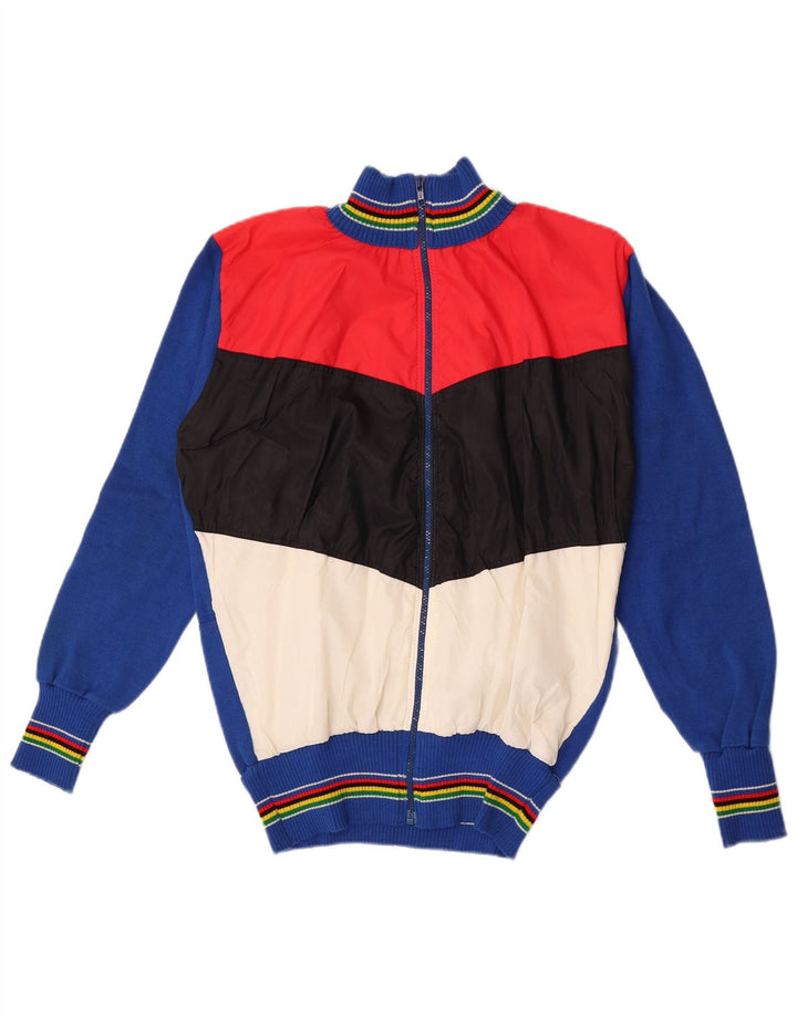 Pulover Cardigan Vintage pentru bărbați Mediu Multicolor Colorblock