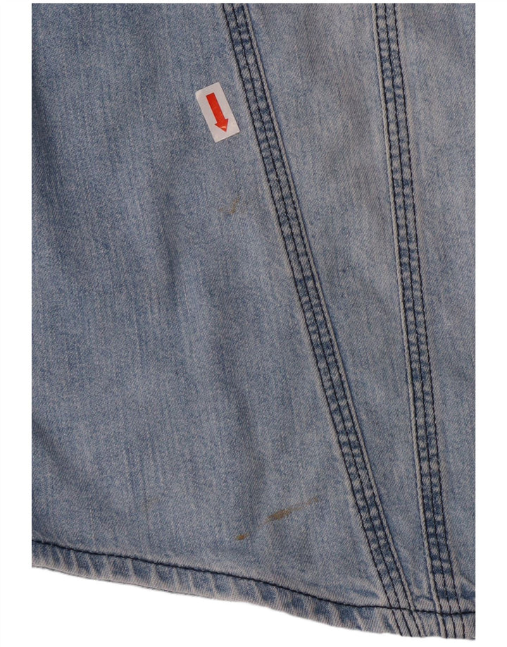 DIESEL Boys Denim Shirt 9-10 Years Blue Cotton