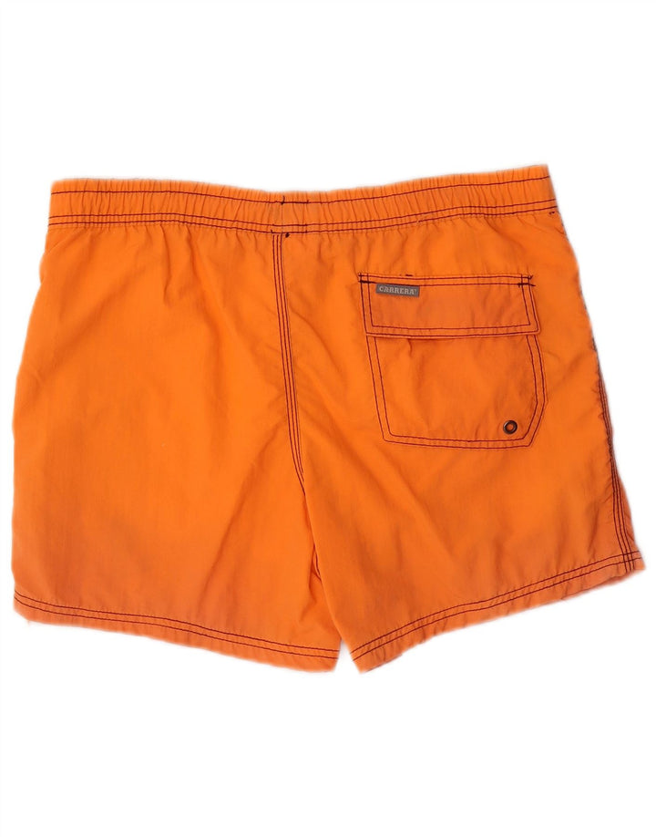 Pantaloni scurți de înot grafic pentru bărbați Carrera Poliamidă portocalie medie