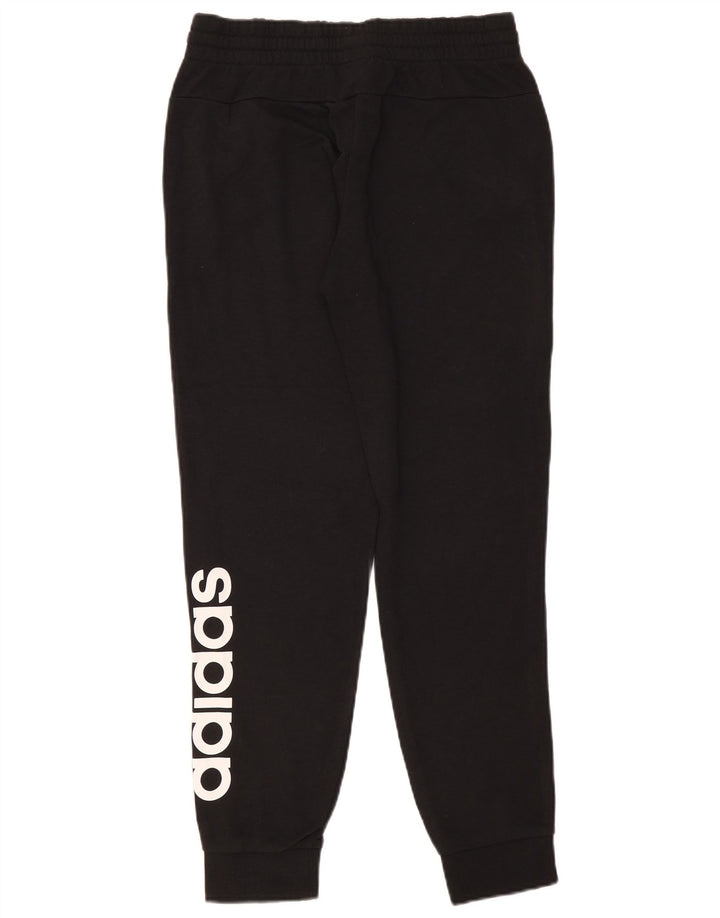 Pantaloni de trening cu grafic pentru femei Adidas Pantaloni de jogging UK 12/14 Medium Black