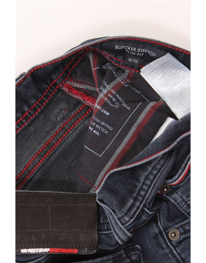 Blugi pentru bărbați Tommy Hilfiger Bleecker Slim W36 L32 Bumbac albastru