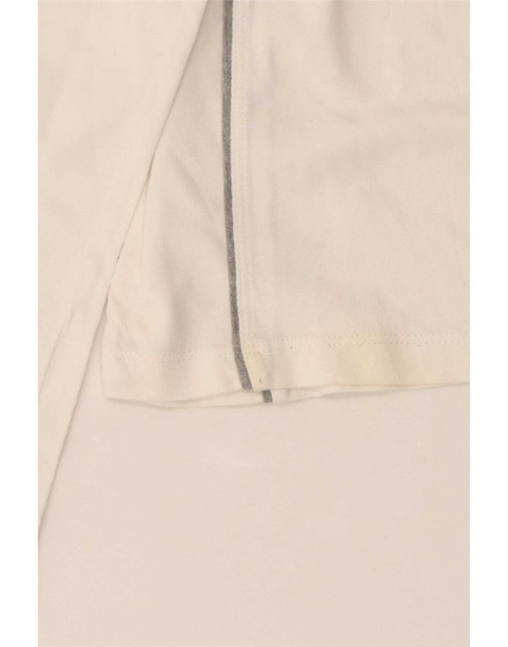 Top cu grafic pentru femei Champion cu mânecă lungă UK 12 Medium White