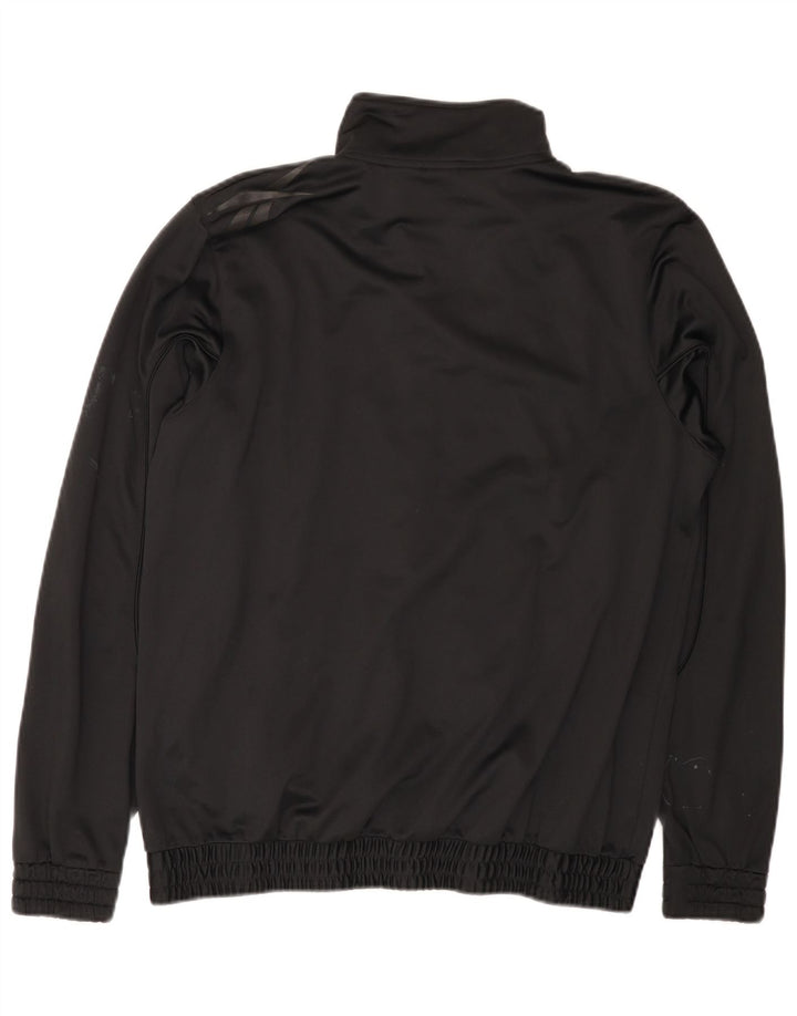 Jachetă de trening grafică REEBOK pentru bărbați, poliester mediu negru