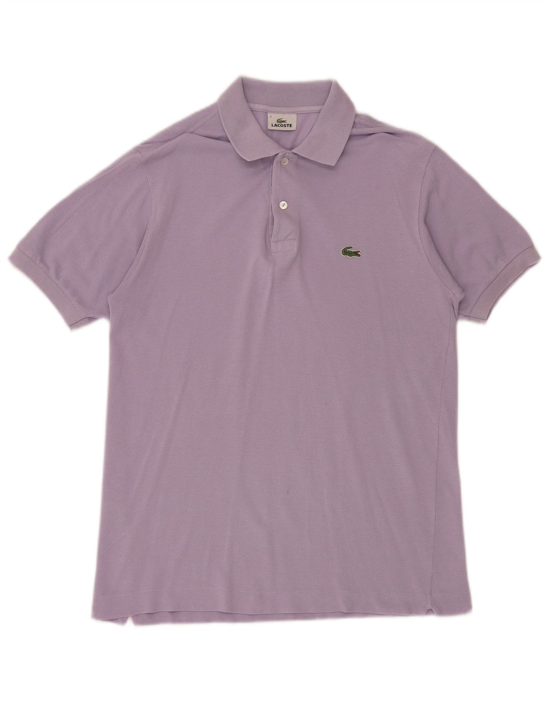 Tricou polo Lacoste pentru bărbați, mărimea 3, bumbac violet mic