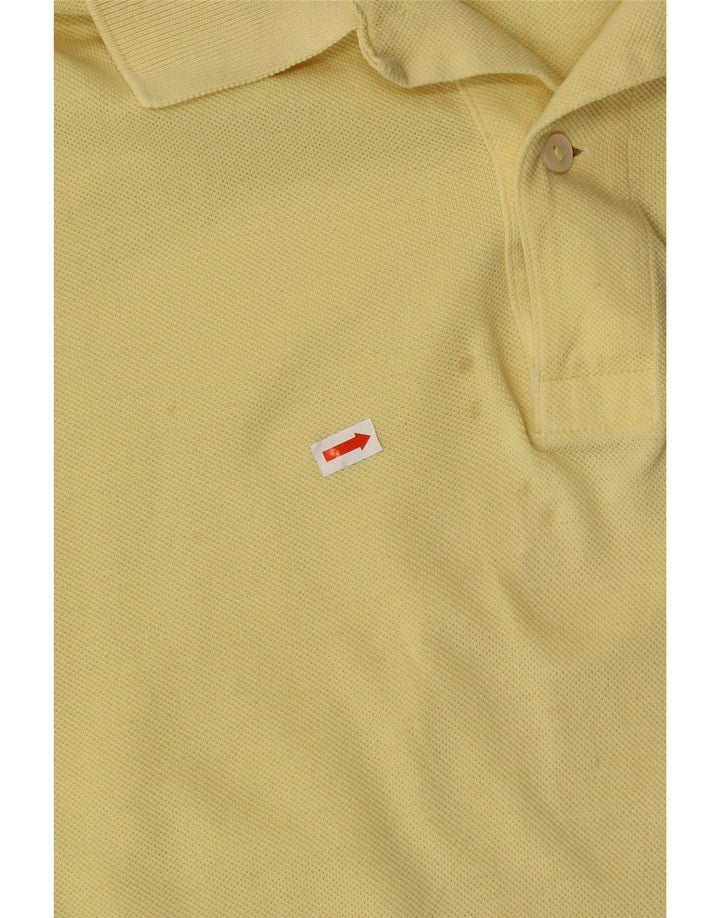 LACOSTE Mens Polo Shirt Size 4 Medium Yellow Cotton Vintage Lacoste and Second-Hand Lacoste from Messina Hembry 