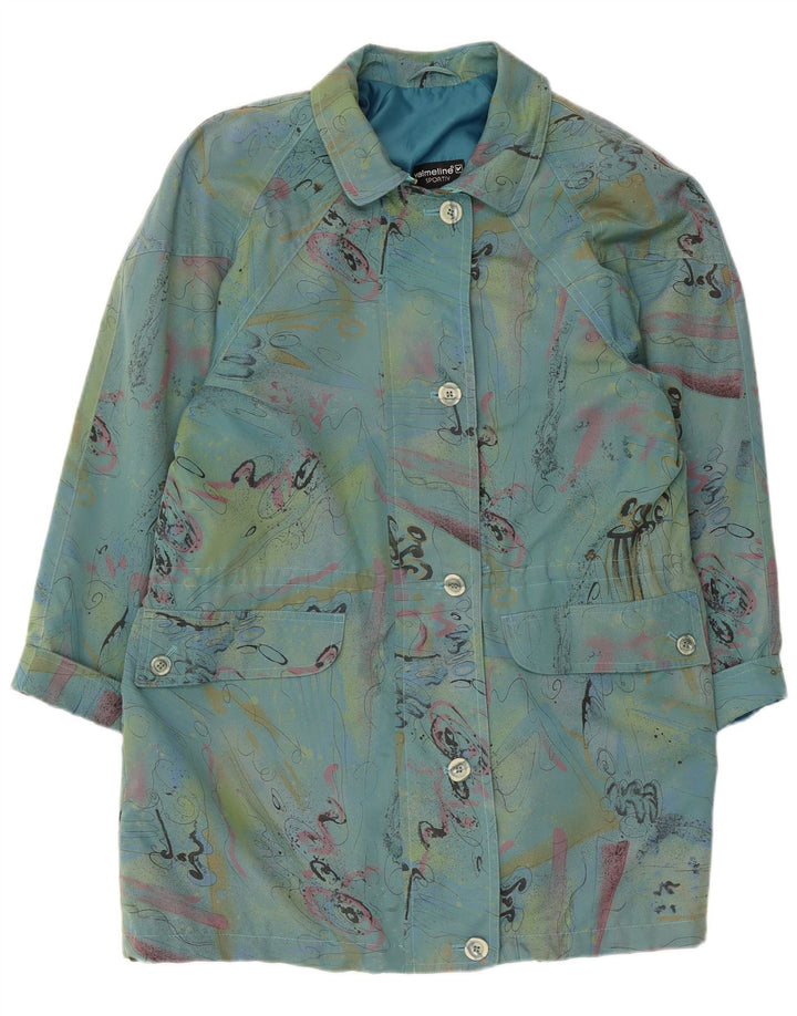 VALMELINE Pardesiu supradimensionat pentru femei EU 36 Small Blue Colorblock