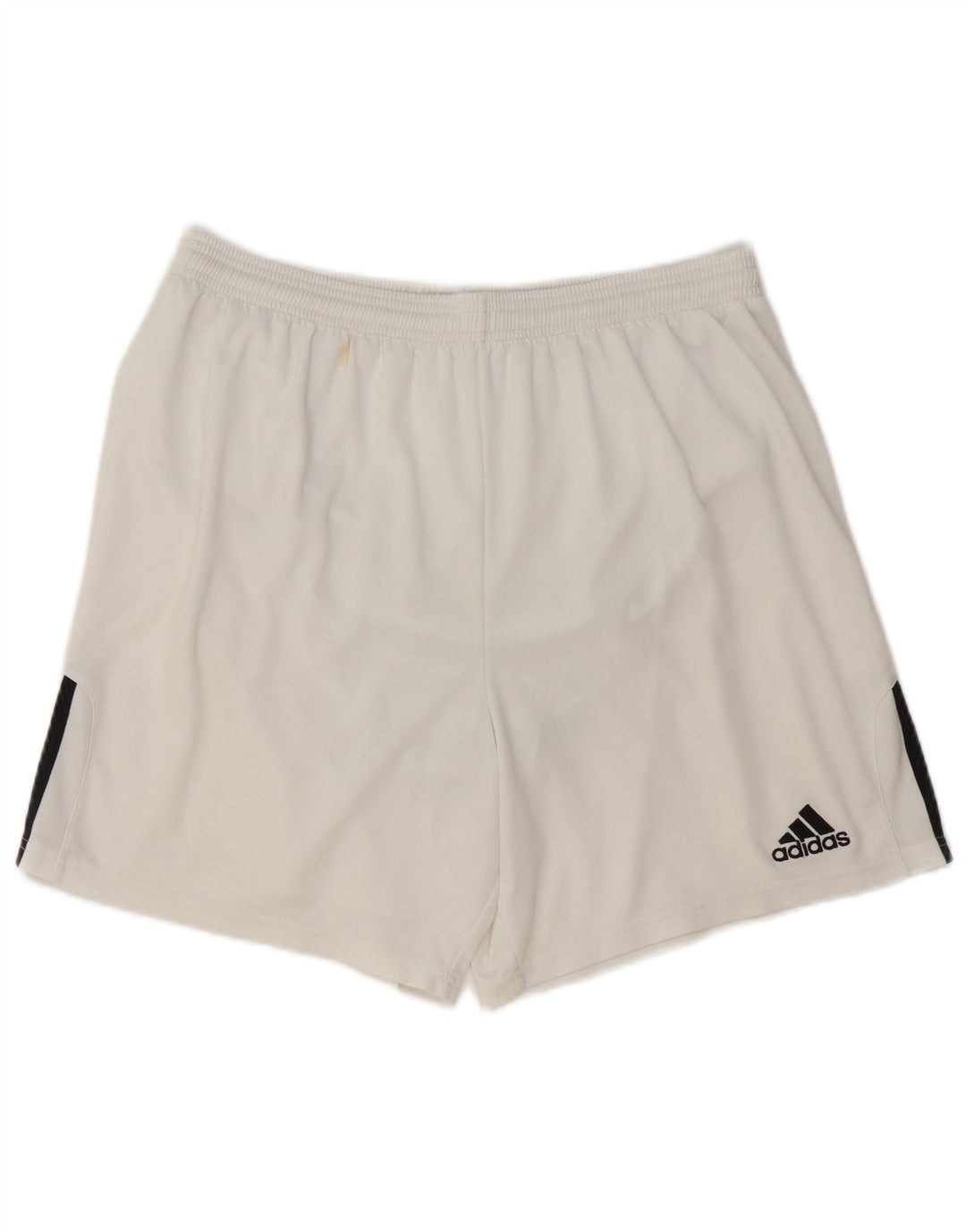 Pantaloni scurți sport Adidas pentru bărbați, mari, alb, din poliester