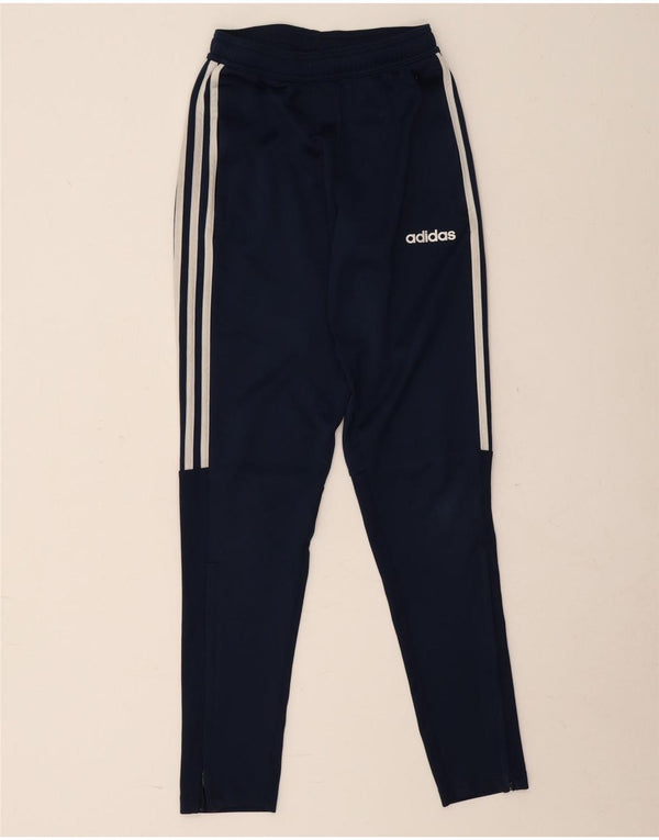 Pantaloni de trening Adidas pentru femei UK 4 XS Poliester bleumarin