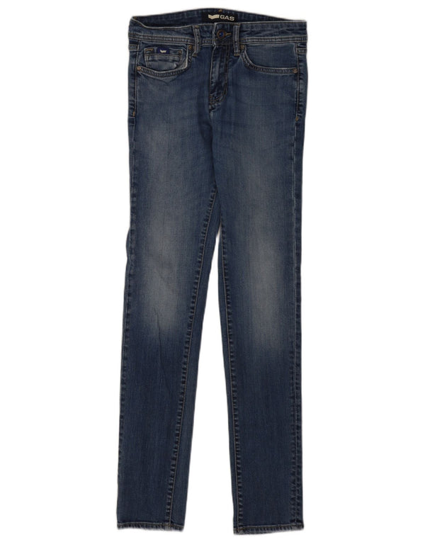 Blugi skinny pentru femei Gas W28 L32 Bumbac albastru