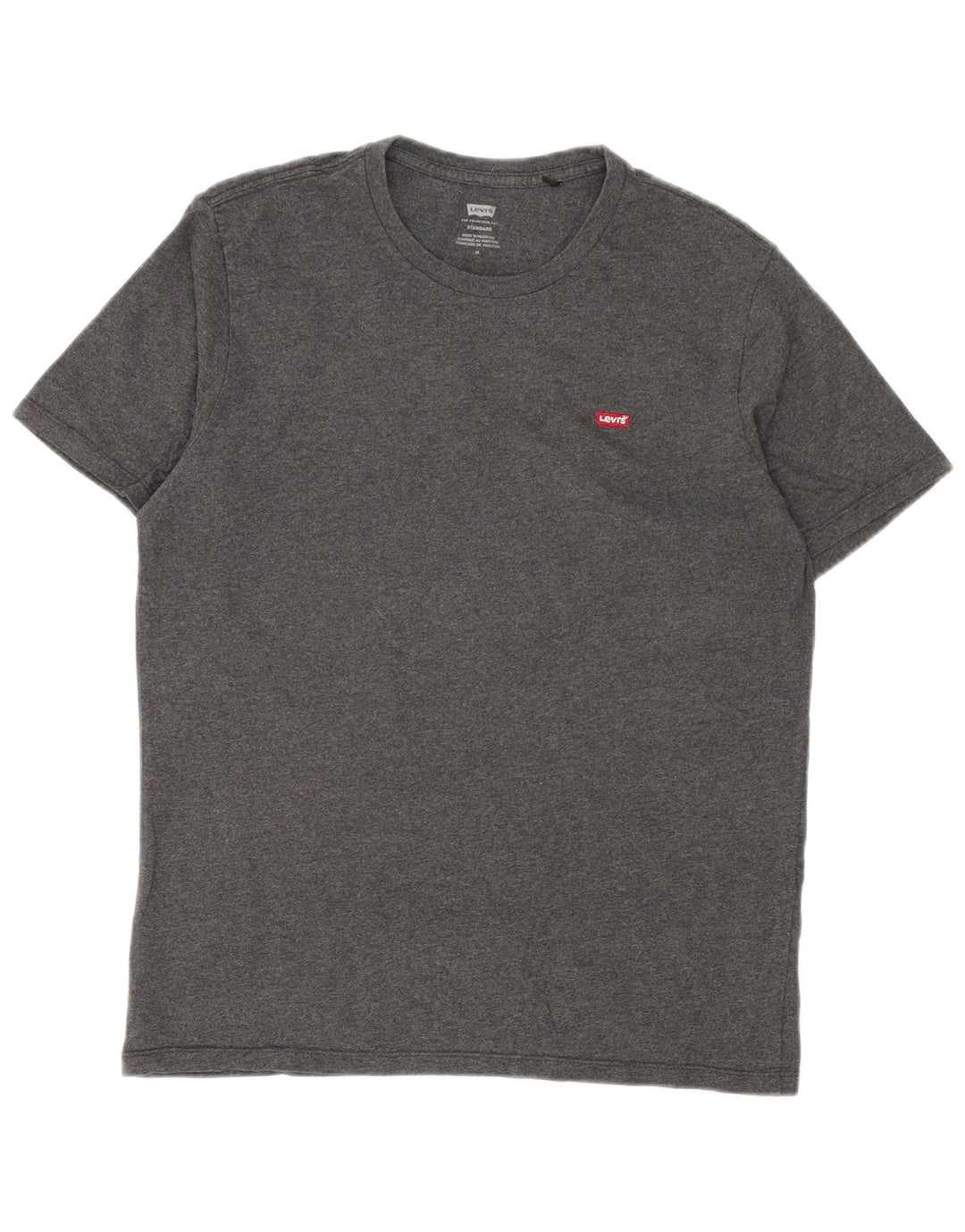 Tricou standard pentru bărbați Levi's Top din bumbac gri mediu