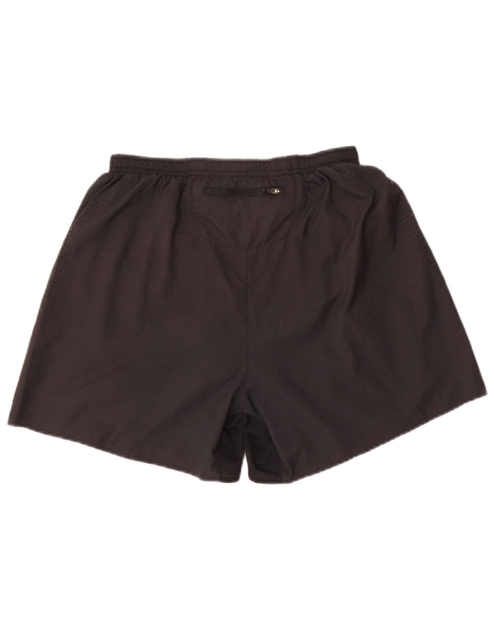 Pantaloni scurți sport NIKE Dri Fit pentru bărbați, poliester mediu negru
