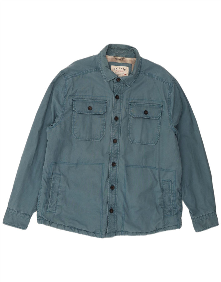 Cămașă pentru bărbați Fat Face Lumberjack 2XL, bumbac albastru