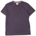 Tricou pentru bărbați Tommy Hilfiger Top mediu din bumbac bleumarin