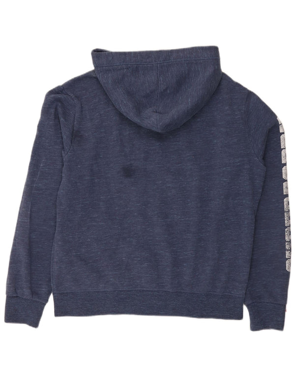 Pulover pentru bărbați Superdry Graphic Zip Hoodie XL, bleumarin, bumbac