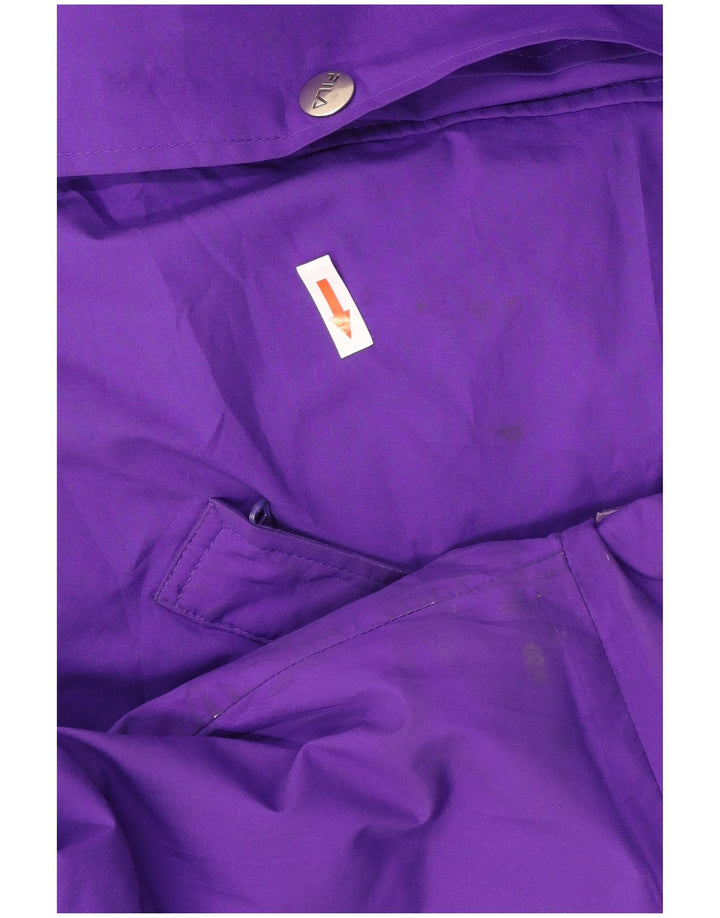Jachetă de schi FILA pentru bărbați, bumbac violet 2XL
