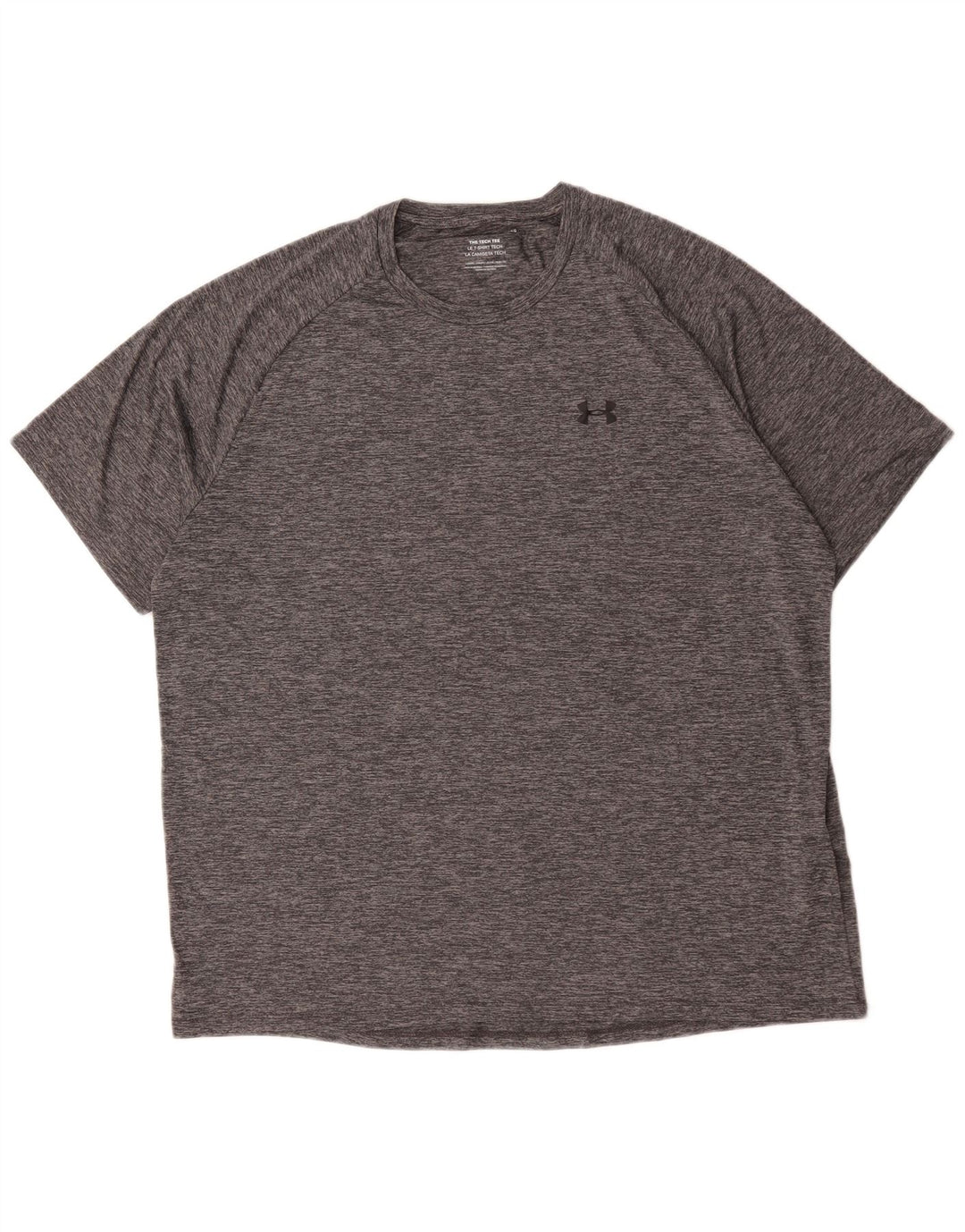 Tricou Under Armour pentru bărbați Top 2XL, poliester cu pături gri