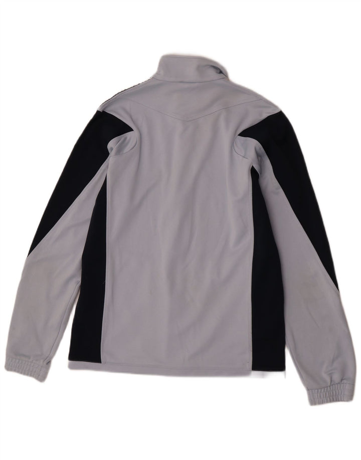 Jachetă de trening pentru bărbați Adidas UK 40/42 Gri mediu Poliester color bloc