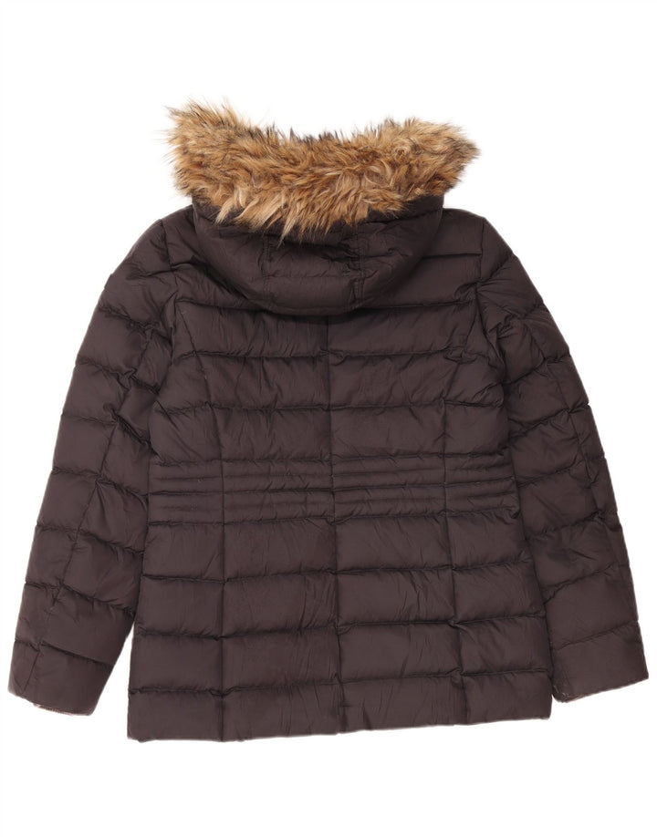 Jachetă căptușită cu glugă pentru femei ESPRIT UK 10 Small Black